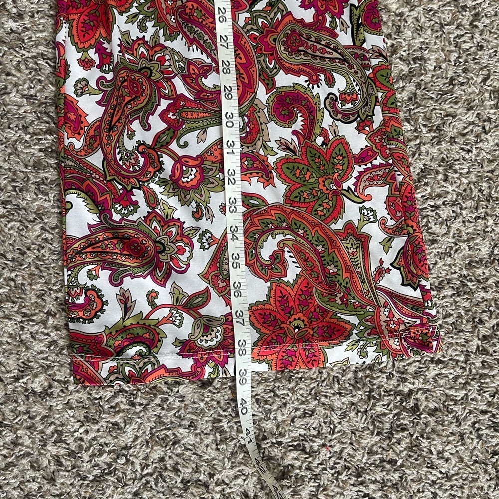 New Directions Colorful Paisley Wide-Leg Pants - Picture 9 of 10